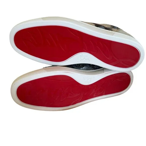 Christian Louboutin Leather Louis Junior Orlato Flat, Sizes 42